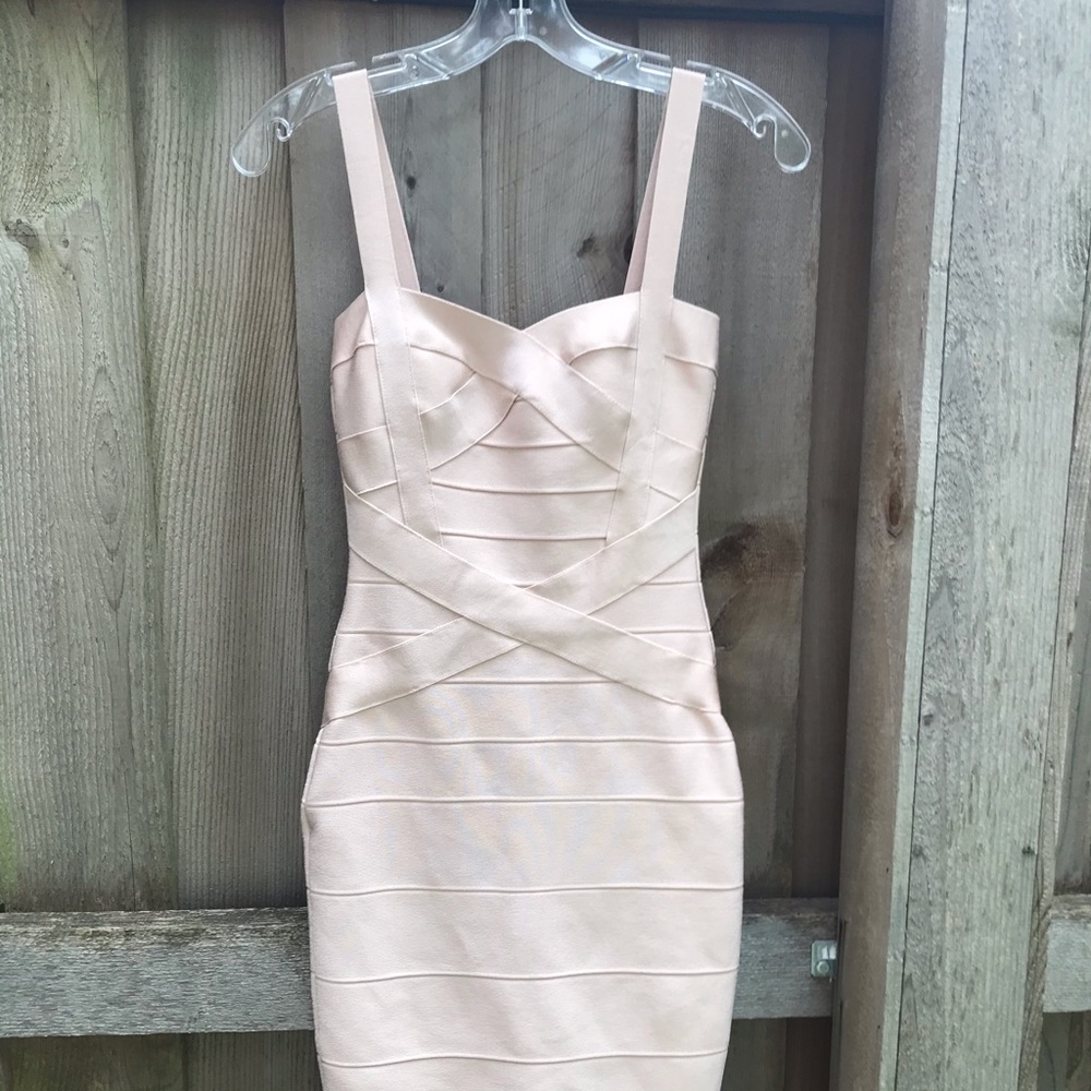 Champagne Bodycone Dress